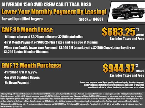 New 2026 Chevrolet Silverado 1500 LT Trail Boss AWD/4WD image 2