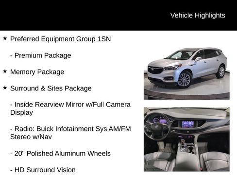 Used 2021 Buick Enclave Premium w/ Surround and Sites Package image 7