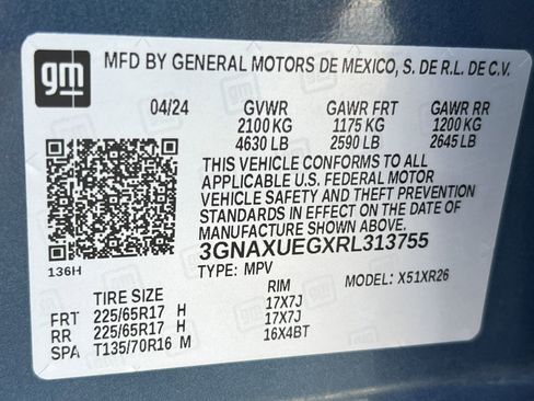 Certified 2024 Chevrolet Equinox LT AWD/4WD image 20