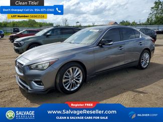 Used 2021 INFINITI Q50 Luxe w/ Seat & Sound Package AWD/4WD video 1