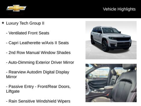Used 2024 Jeep Grand Cherokee L Limited w/ Luxury Tech Group II AWD/4WD image 18