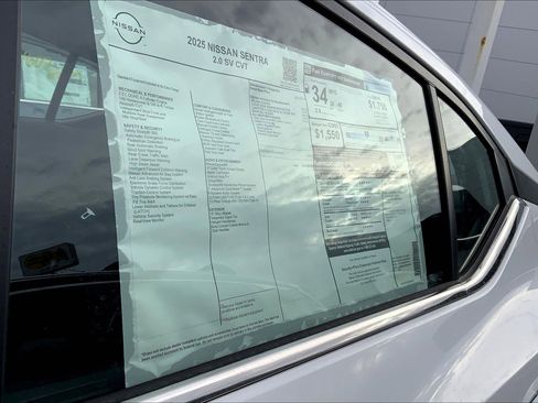 New 2025 Nissan Sentra SV w/ All-Weather Package image 24