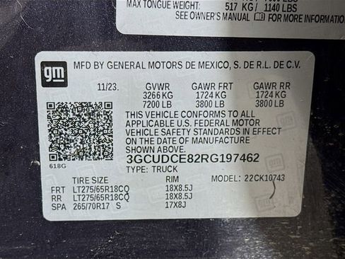 Used 2024 Chevrolet Silverado 1500 Custom Trail Boss image 29