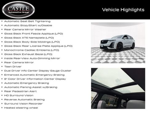 Certified 2024 Cadillac XT6 Sport w/ LPO, Onyx Lite Package AWD/4WD image 11