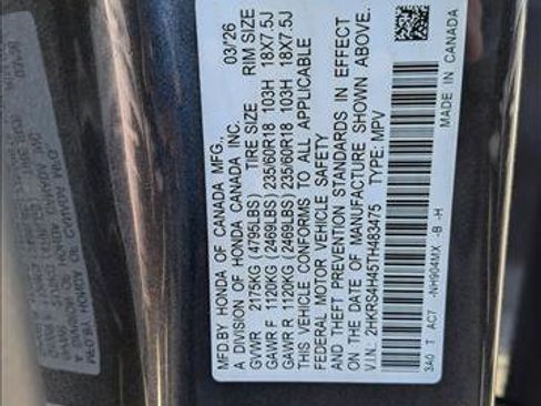 New 2026 Honda CR-V EX image 17