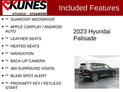 Used 2023 Hyundai Palisade Calligraphy AWD/4WD image 2