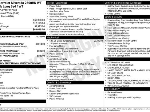 Used 2024 Chevrolet Silverado 2500 W/T AWD/4WD image 41