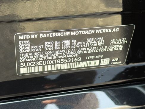New 2026 BMW X5 xDrive40i w/ Executive Package AWD/4WD image 43