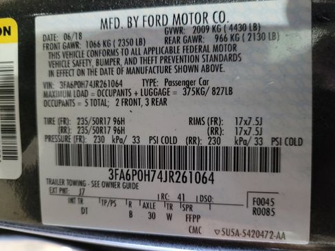 Used 2018 Ford Fusion SE FWD image 33