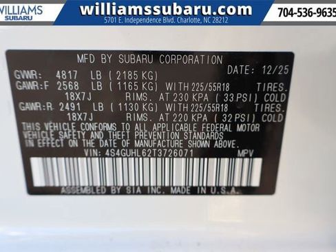 New 2026 Subaru Crosstrek 2.5i Limited image 23