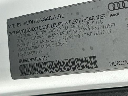 Used 2017 Audi TT 2.0T image 31