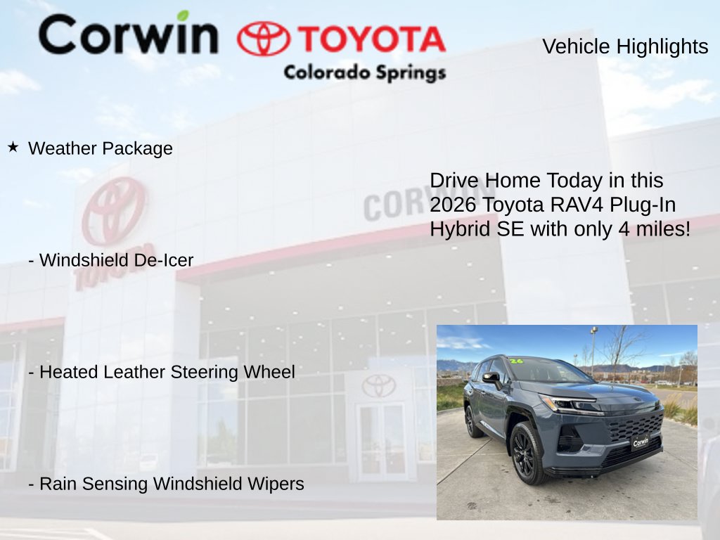 Used 2026 Toyota RAV4 SE w/ Weather Package AWD/4WD image 8