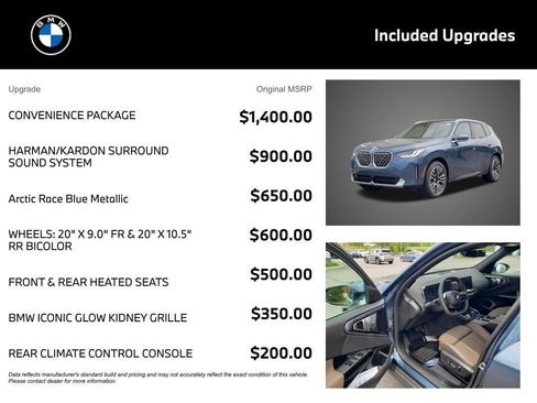 New 2026 BMW X3 xDrive30i w/ Convenience Package AWD/4WD image 4