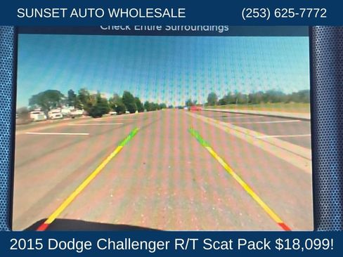 Used 2015 Dodge Challenger R/T Scat Pack w/ Leather Interior Group RWD image 42