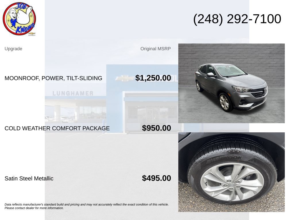 Used 2020 Buick Encore GX Preferred w/ Cold Weather Comfort Package FWD image 5