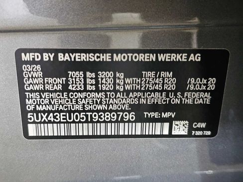 New 2026 BMW X5 xDrive50e w/ Executive Package AWD/4WD image 36