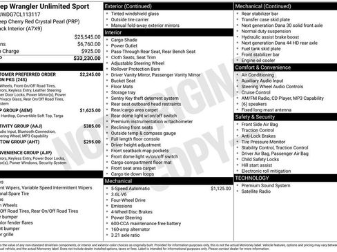 Used 2012 Jeep Wrangler Unlimited Sport AWD/4WD image 6