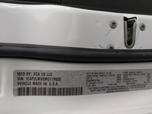 Used 2021 Jeep Cherokee Latitude Lux 80th Anniv w/ Quick Order Package 26U 80TH image 33