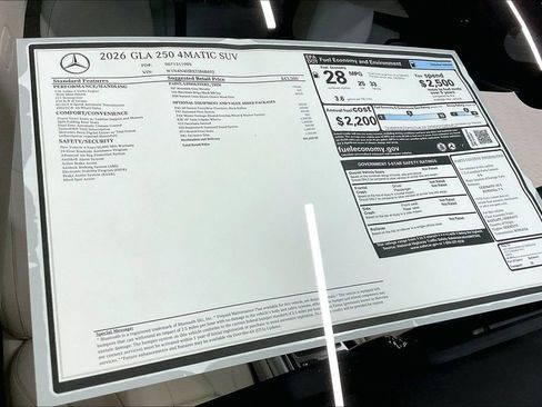 New 2026 Mercedes-Benz GLA 250 4MATIC image 13