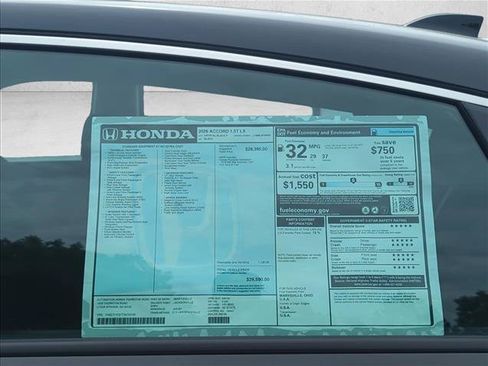 New 2026 Honda Accord LX image 21