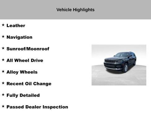 Used 2022 Jeep Grand Cherokee L Limited AWD/4WD image 9