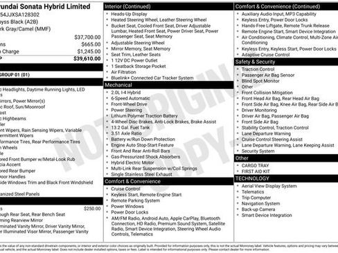New 2025 Hyundai Sonata Limited image 20