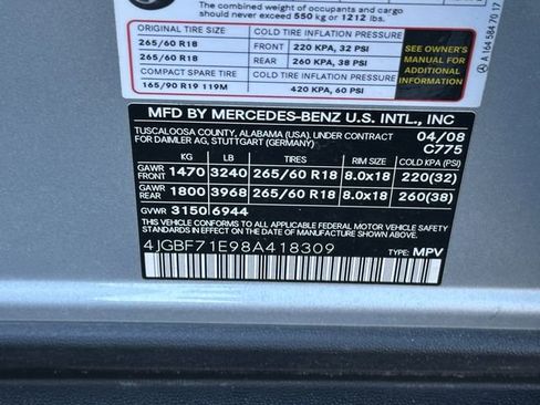 Used 2008 Mercedes-Benz GL 450 GL 450 image 41