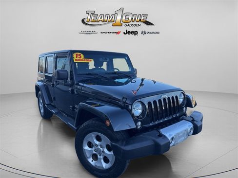 Used 2015 Jeep Wrangler Unlimited Sahara w/ Dual Top Group image 1