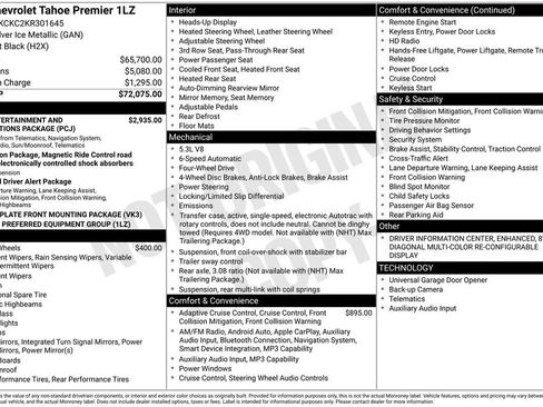 Used 2019 Chevrolet Tahoe Premier AWD/4WD image 6