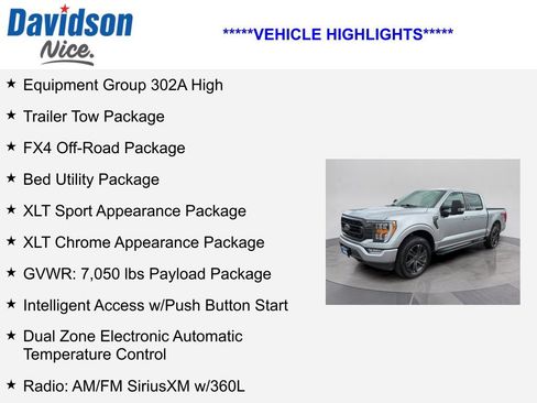 Used 2022 Ford F150 XLT w/ Equipment Group 302A High AWD/4WD image 4