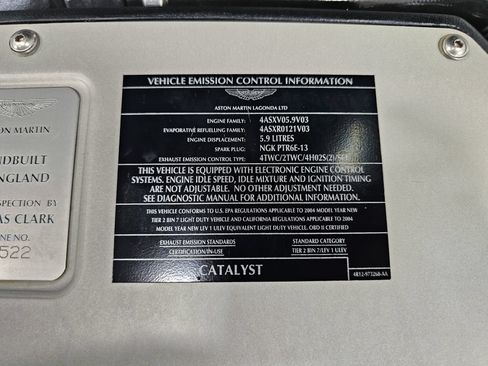 Used 2004 Aston Martin Vanquish RWD image 21