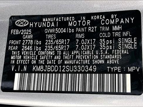 Used 2025 Hyundai Tucson Blue AWD/4WD image 18