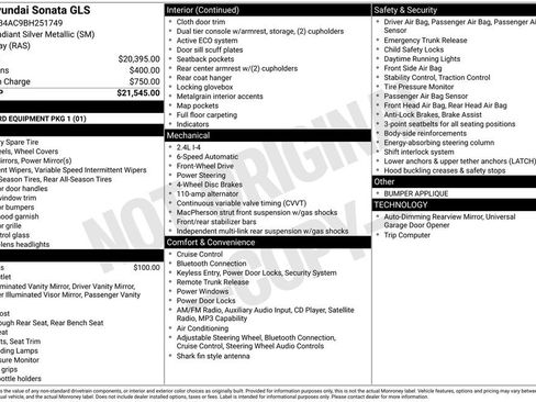 Used 2011 Hyundai Sonata GLS image 38