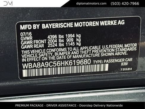 Used 2017 BMW 320i Sedan RWD image 53