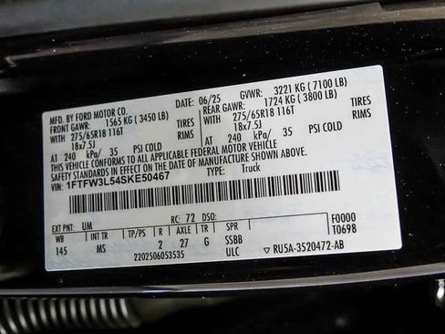 Used 2025 Ford F150 XLT w/ Equipment Group 301A Standard AWD/4WD image 30