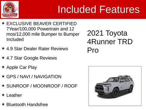 Used 2021 Toyota 4Runner TRD Pro AWD/4WD image 4