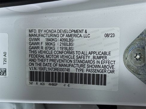 Used 2024 Honda Civic EX-L image 35