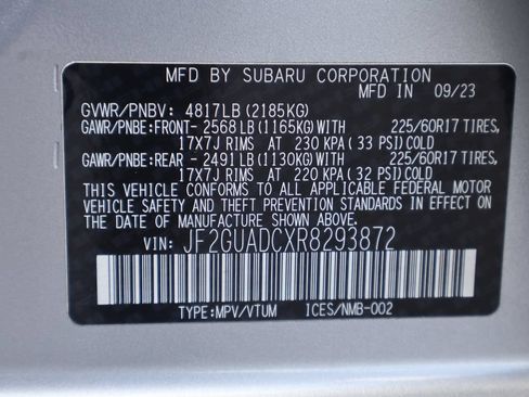 Used 2024 Subaru Crosstrek 2.0i Premium AWD/4WD image 29