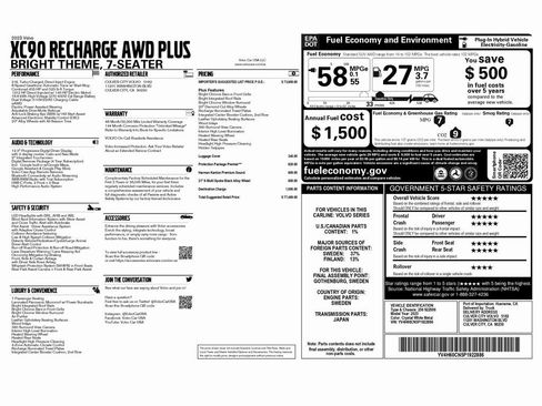 Used 2023 Volvo XC90 T8 Plus w/ Protection Package Premier image 2