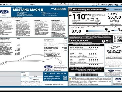 Used 2025 Ford Mustang Mach-E Premium RWD image 32