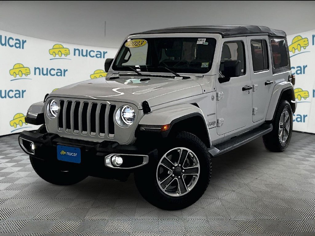 Used 2023 Jeep Wrangler Unlimited Sahara w/ LED Lighting Group AWD/4WD image 3