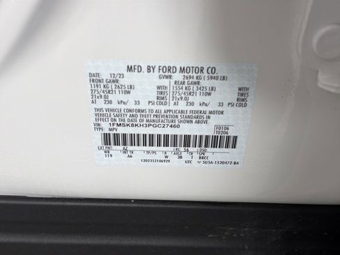 Used 2023 Ford Explorer ST-Line w/ Class IV Trailer Tow Package image 9