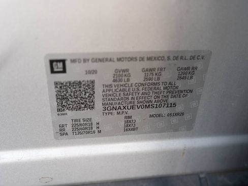 Used 2021 Chevrolet Equinox LT AWD/4WD image 27