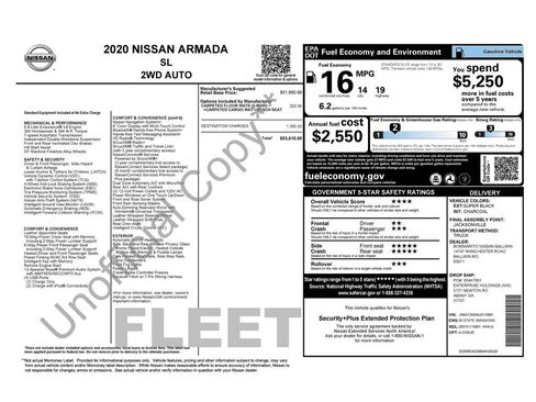 Used 2020 Nissan Armada SL image 24