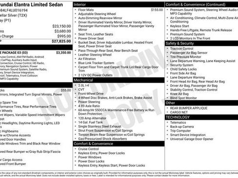 Used 2020 Hyundai Elantra Limited w/ Ultimate Package 03 FWD image 24