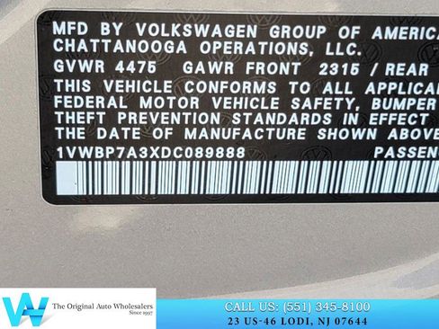 Used 2013 Volkswagen Passat 2.5 SE FWD image 21