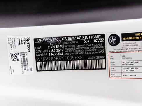 Certified 2022 Mercedes-Benz SL 55 AMG 4MATIC w/ Driver Assistance Package image 42