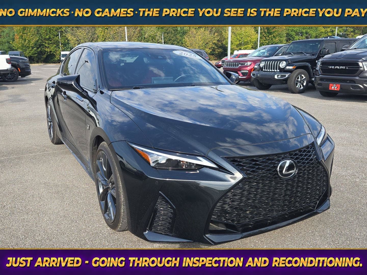 Used 2025 Lexus IS 350 F Sport w/ Accessory Package RWD image 1