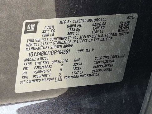 Used 2016 Cadillac Escalade Luxury AWD/4WD image 34