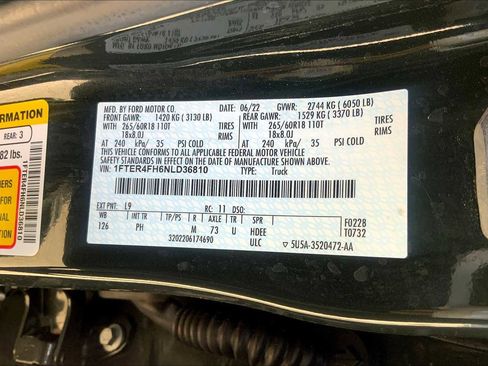 Used 2022 Ford Ranger XLT w/ Equipment Group 301A Mid image 33